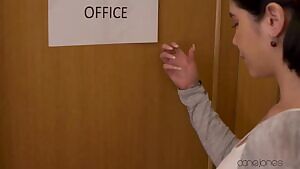 Teacher fucks sexy student on desk