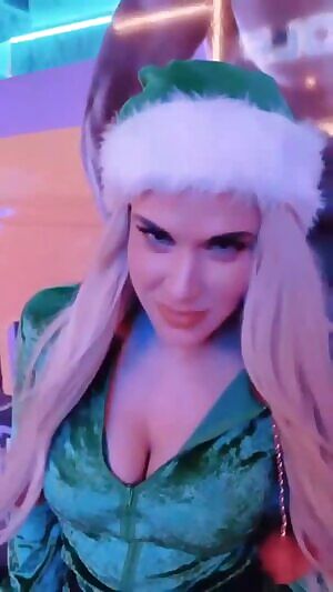 Lana flashing her ass